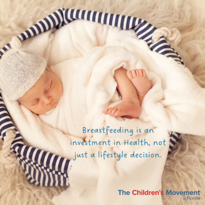 Breastfeeding is an investment in health, not just a lifestyle decision. 