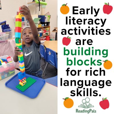 A child's early language skills are closely linked to their earliest experiences with books, stories, language, and talking.