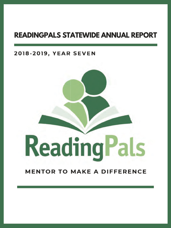 ReadingPals 2018-2019 Statewide Annual Report Cover