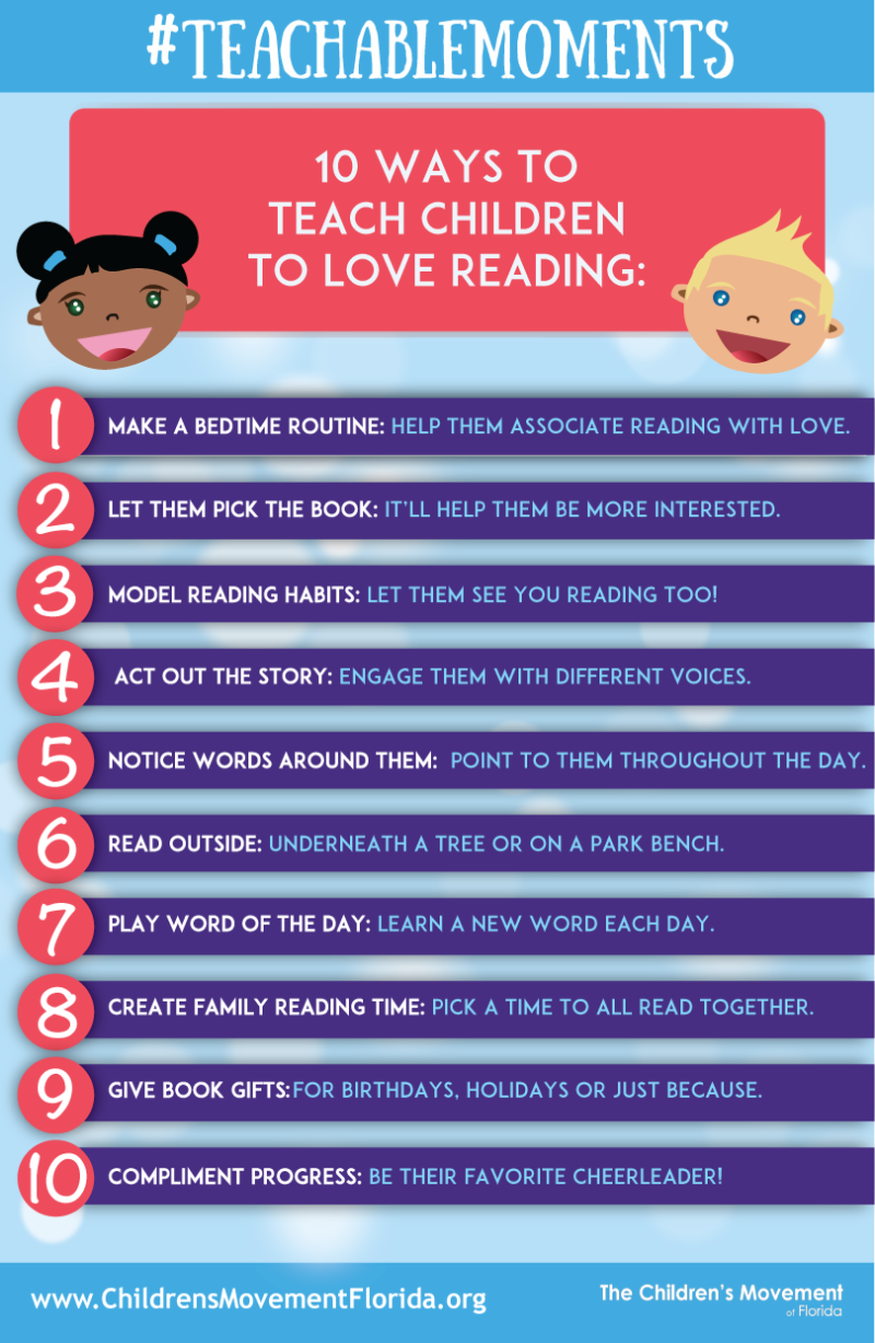 10 Ways to Teach Children to Love Reading
