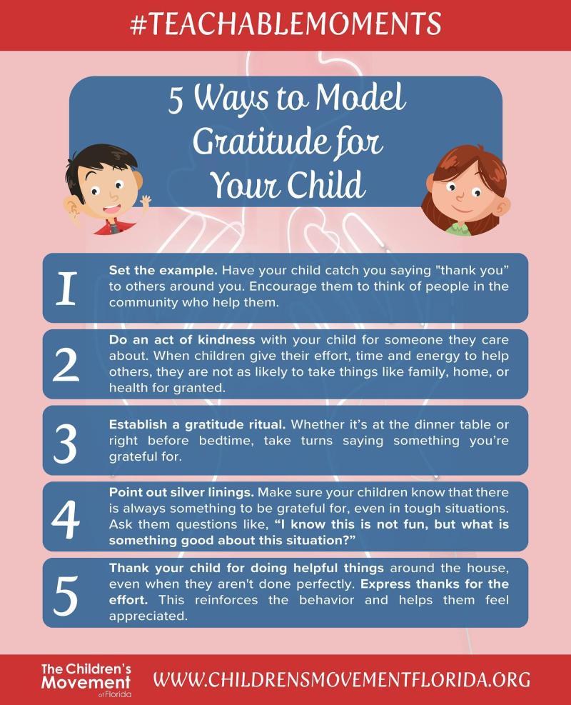 5 Ways to Model Gratitude for Your Child