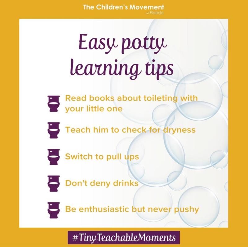 Easy potty learning tips