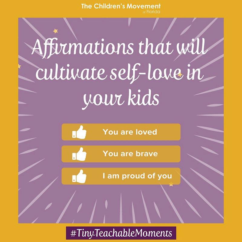 Affirmations that will cultivate self-love in your kids