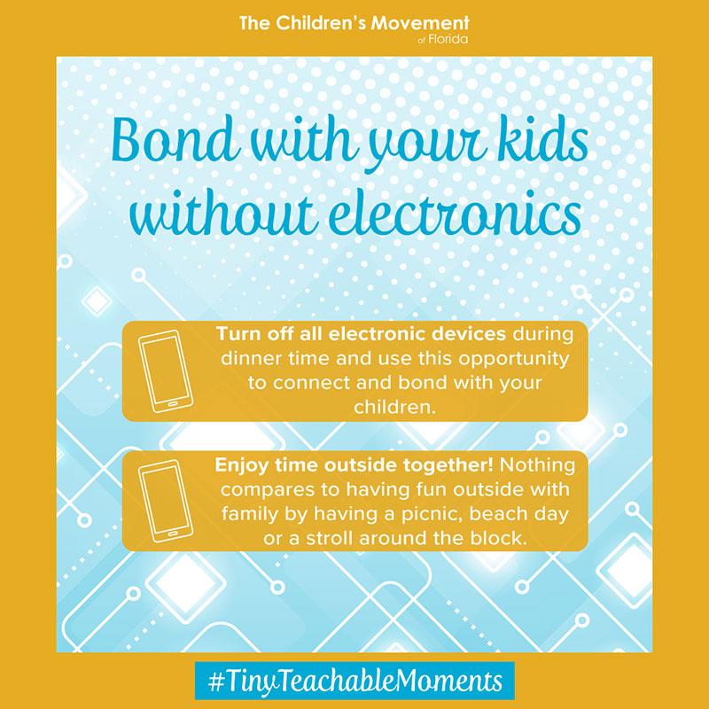 Bond with your kids without electronics
