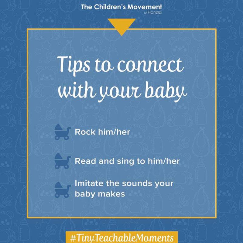 Tips to connect with your baby