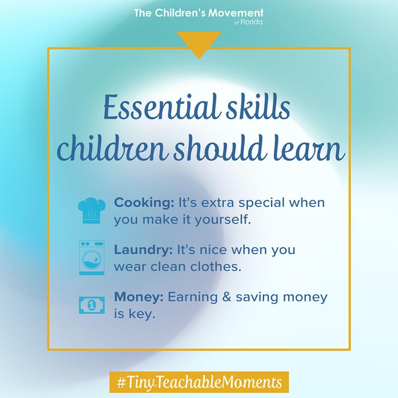 Essential skills children should learn