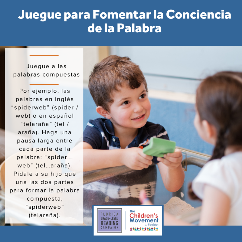 Juegue para Fomentar la conciencia de la Palabra