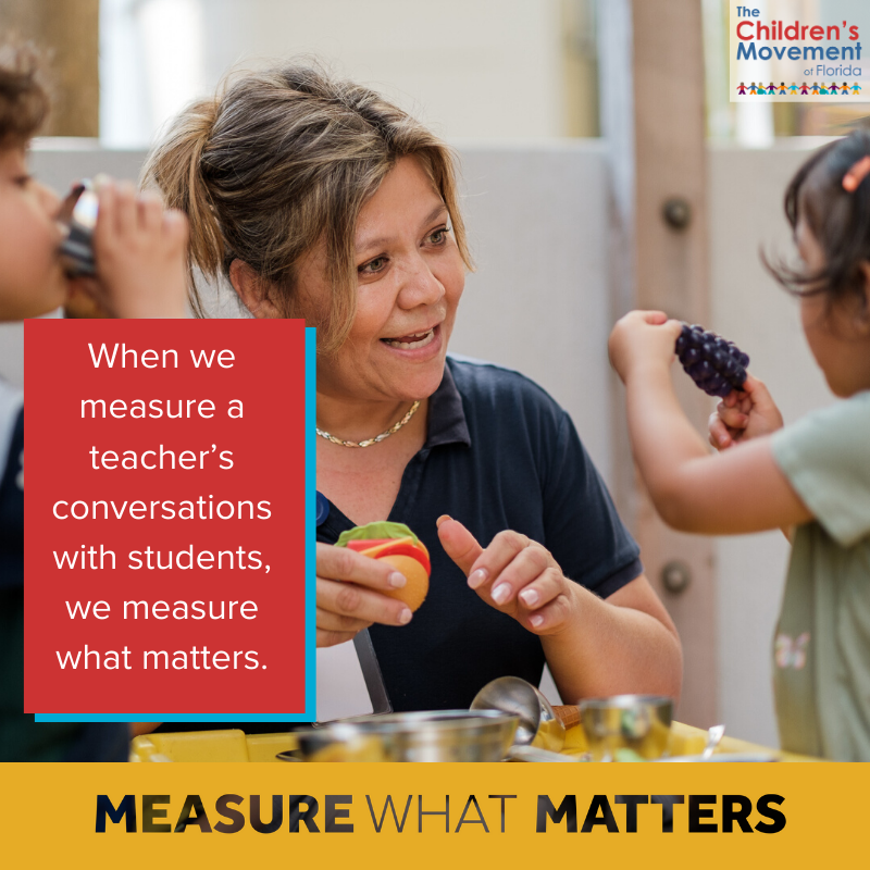 When we measure a teacher's conversations with students, we measure what matters