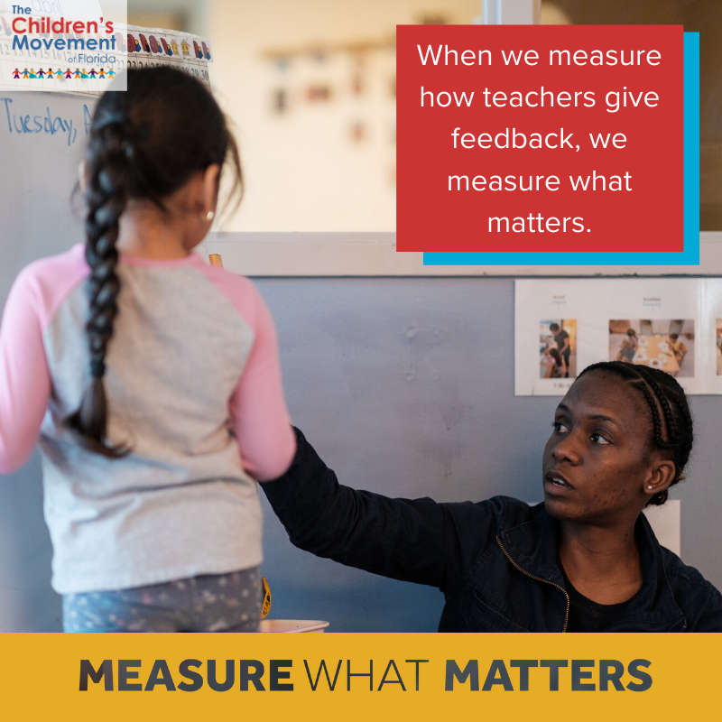 When we measure how teachers give feedback, we measure what matters