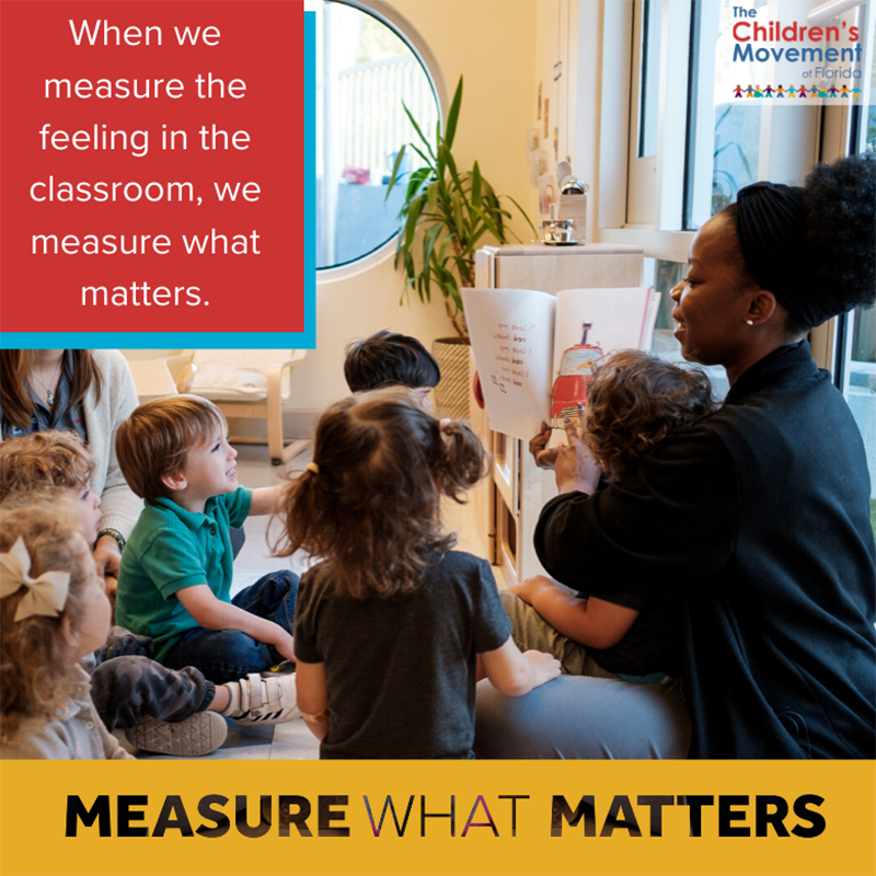 When we measure the feeling in the classroom, we measure what matters