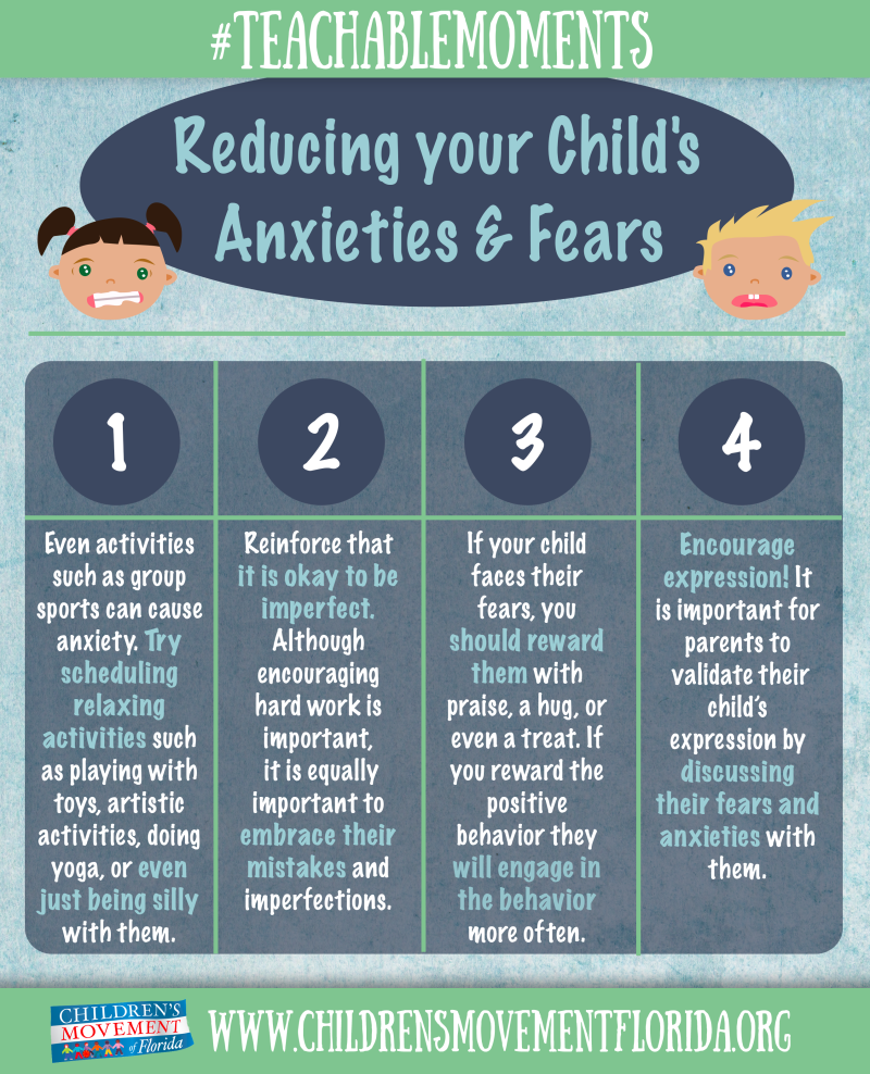 Reducing your child's anxieties & fears