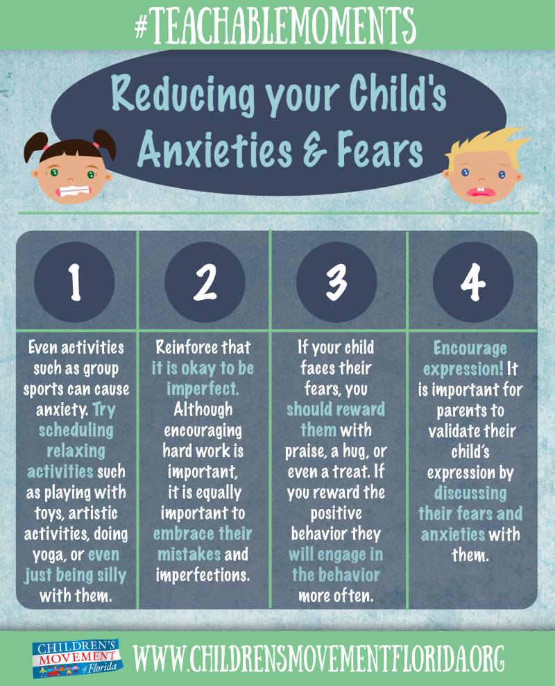 Reducing Your Child's Anxieties & Fears