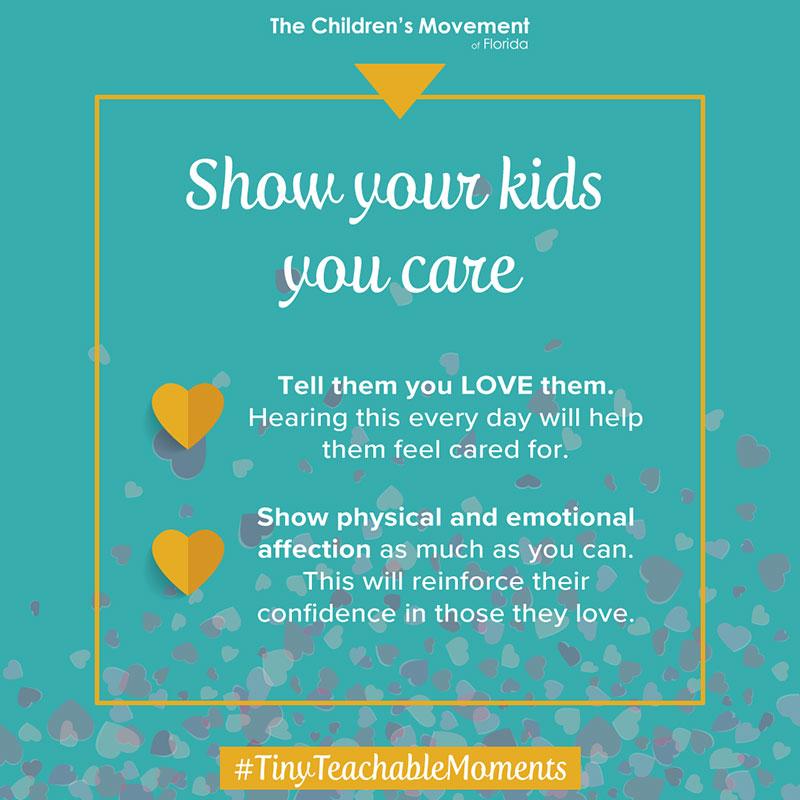 Show your kids you care
