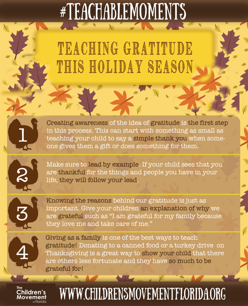 Teaching Gratitude This Holiday Season