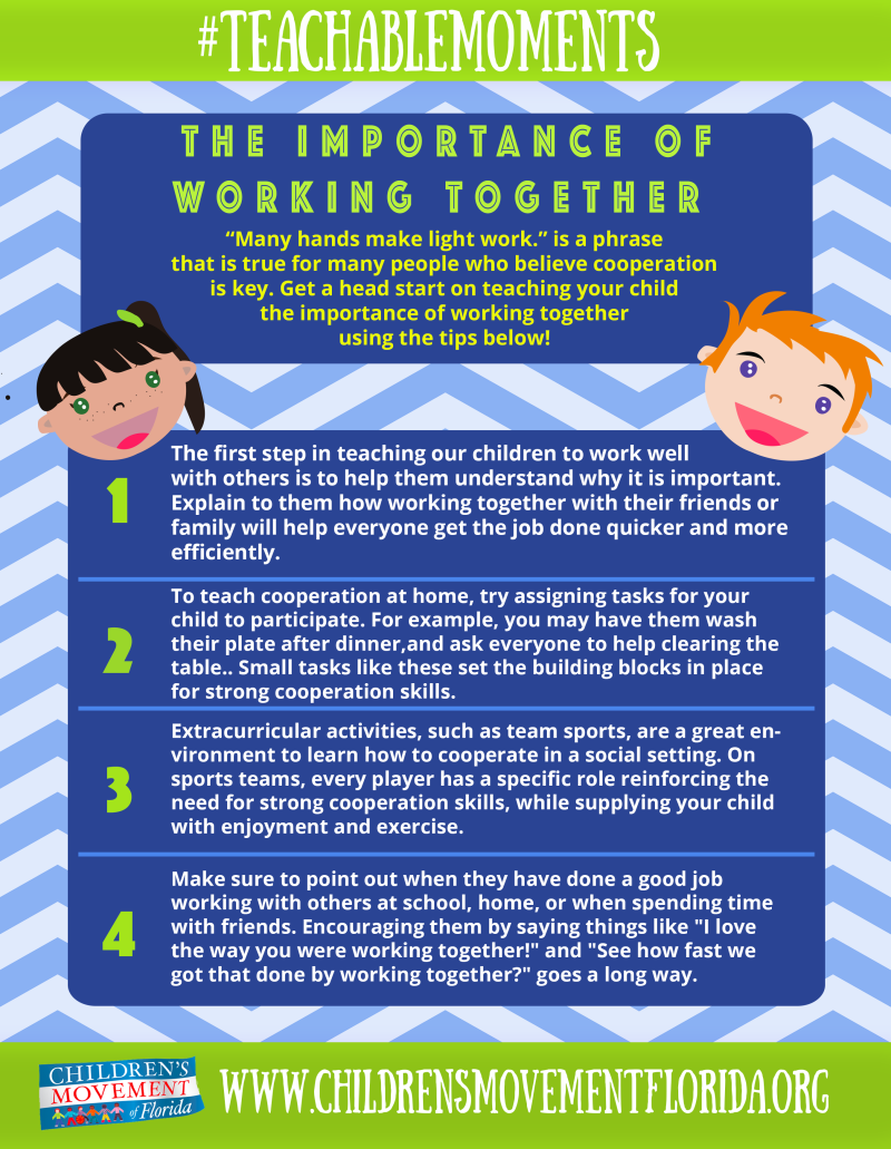 The importance of working together