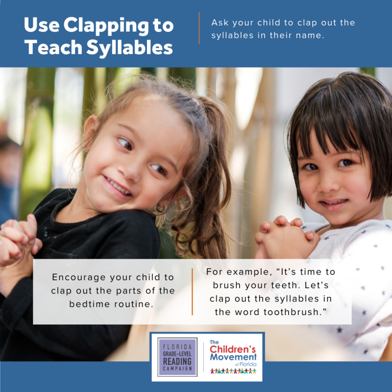 Use Clapping to Teach Syllables